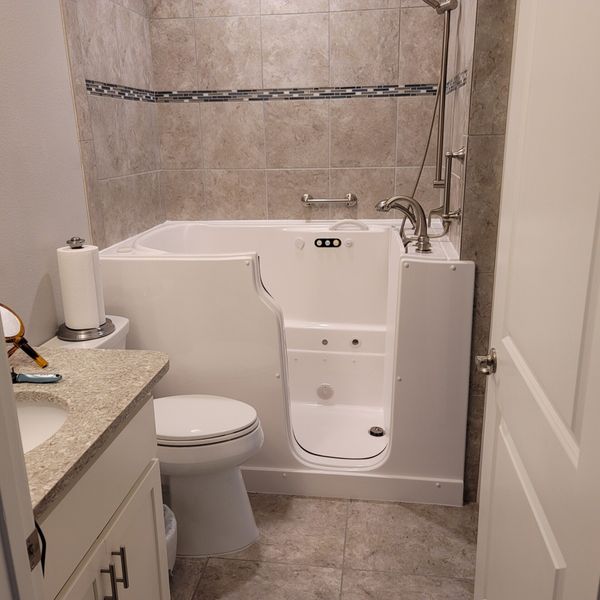 Walk in tub install 6